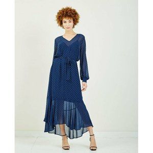 JST Just female printed milou dress belted